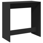 vidaXL Masă de bar, negru, 102x50x103,5 cm, lemn prelucrat