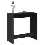 vidaXL Masă de bar, negru, 102x50x103,5 cm, lemn prelucrat