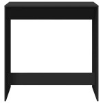 vidaXL Masă de bar, negru, 102x50x103,5 cm, lemn prelucrat