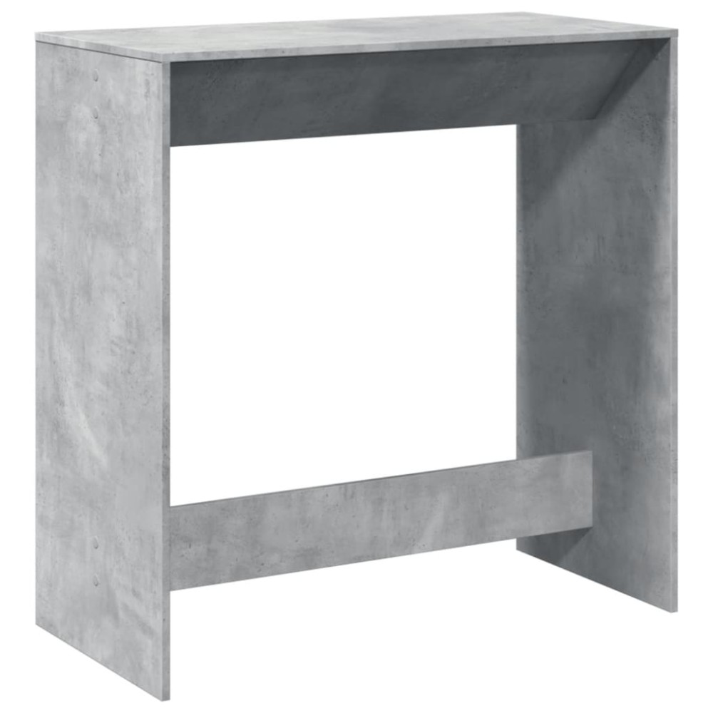 vidaXL Masă de bar, gri beton, 102x50x103,5 cm, lemn prelucrat