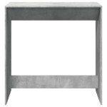 vidaXL Masă de bar, gri beton, 102x50x103,5 cm, lemn prelucrat