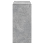 vidaXL Masă de bar, gri beton, 102x50x103,5 cm, lemn prelucrat