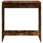 vidaXL Masă de bar, stejar fumuriu, 102x50x103,5 cm, lemn prelucrat
