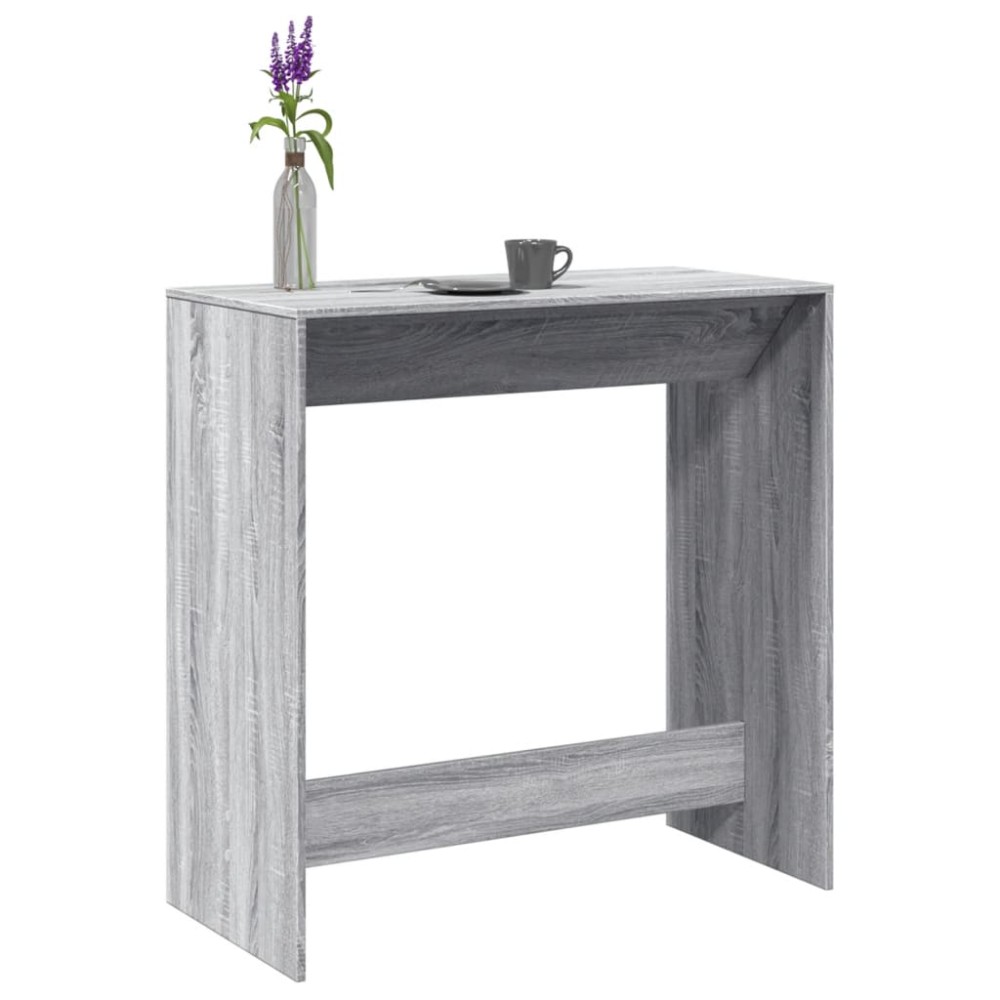 vidaXL Masă de bar, Sonoma gri, 102x50x103,5 cm, lemn prelucrat