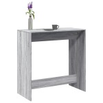 vidaXL Masă de bar, Sonoma gri, 102x50x103,5 cm, lemn prelucrat