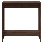 vidaXL Masă de bar, stejar maro, 102x50x103,5 cm, lemn prelucrat