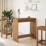 vidaXL Masă de bar, stejar artizanal, 102x50x103,5 cm, lemn prelucrat