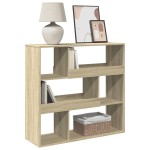 vidaXL Bibliotecă/Separator cameră, stejar sonoma, 100x33x94,5 cm vidaXL Bibliotecă/Separator cameră, stejar sonoma, 100x33x94,5 cm