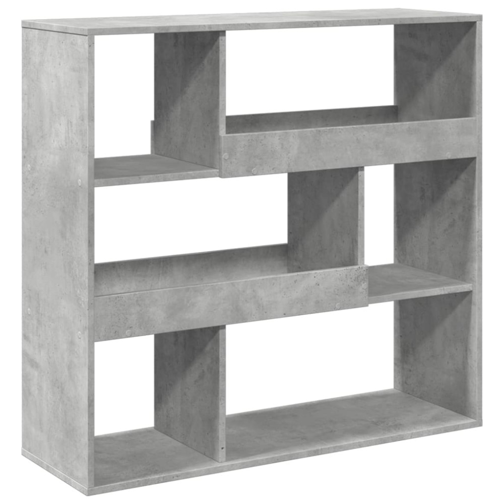 vidaXL Bibliotecă/Separator cameră, gri beton, 100x33x94,5 cm
