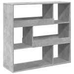 vidaXL Bibliotecă/Separator cameră, gri beton, 100x33x94,5 cm