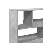 vidaXL Bibliotecă/Separator cameră, gri beton, 100x33x94,5 cm