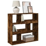 vidaXL Bibliotecă/Separator de cameră, stejar afumat, 100x33x94,5 cm vidaXL Bibliotecă/Separator de cameră, stejar afumat, 100x33x94,5 cm