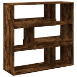 vidaXL Bibliotecă/Separator de cameră, stejar afumat, 100x33x94,5 cm vidaXL Bibliotecă/Separator de cameră, stejar afumat, 100x33x94,5 cm