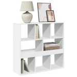 vidaXL Bibliotecă/Separator cameră, alb, 100x33x94,5 cm vidaXL Bibliotecă/Separator cameră, alb, 100x33x94,5 cm