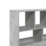 vidaXL Bibliotecă/Separator cameră, gri beton, 100x33x94,5 cm