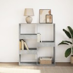 vidaXL Bibliotecă/Separator cameră, gri beton, 100x33x115 cm vidaXL Bibliotecă/Separator cameră, gri beton, 100x33x115 cm