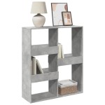 vidaXL Bibliotecă/Separator cameră, gri beton, 100x33x115 cm vidaXL Bibliotecă/Separator cameră, gri beton, 100x33x115 cm