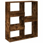 vidaXL Bibliotecă/Separator de cameră, stejar fumuriu, 100x33x115 cm vidaXL Bibliotecă/Separator de cameră, stejar fumuriu, 100x33x115 cm