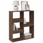 vidaXL Bibliotecă/Separator de cameră, stejar afumat, 100x33x115 cm vidaXL Bibliotecă/Separator de cameră, stejar afumat, 100x33x115 cm