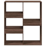 vidaXL Bibliotecă/Separator de cameră, stejar afumat, 100x33x115 cm vidaXL Bibliotecă/Separator de cameră, stejar afumat, 100x33x115 cm