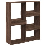 vidaXL Bibliotecă/Separator de cameră, stejar afumat, 100x33x115 cm vidaXL Bibliotecă/Separator de cameră, stejar afumat, 100x33x115 cm