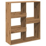 vidaXL Bibliotecă/Separator de cameră stejar artizanal, 100x33x115 cm vidaXL Bibliotecă/Separator de cameră stejar artizanal, 100x33x115 cm