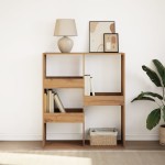 vidaXL Bibliotecă/Separator de cameră stejar artizanal, 100x33x115 cm vidaXL Bibliotecă/Separator de cameră stejar artizanal, 100x33x115 cm