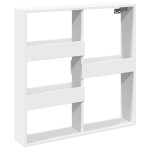 vidaXL Dulap de perete, alb, 80x15x80 cm, lemn prelucrat vidaXL Dulap de perete, alb, 80x15x80 cm, lemn prelucrat