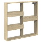 vidaXL Dulap de perete, stejar sonoma, 80x15x80 cm, lemn prelucrat vidaXL Dulap de perete, stejar sonoma, 80x15x80 cm, lemn prelucrat