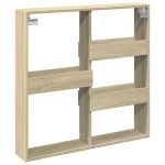 vidaXL Dulap de perete, stejar sonoma, 80x15x80 cm, lemn prelucrat vidaXL Dulap de perete, stejar sonoma, 80x15x80 cm, lemn prelucrat
