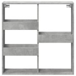 vidaXL Dulap de perete, gri beton, 80x15x80 cm, lemn prelucrat vidaXL Dulap de perete, gri beton, 80x15x80 cm, lemn prelucrat