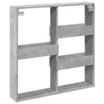 vidaXL Dulap de perete, gri beton, 80x15x80 cm, lemn prelucrat vidaXL Dulap de perete, gri beton, 80x15x80 cm, lemn prelucrat