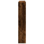 vidaXL Dulap de perete, stejar fumuriu, 80x15x80 cm, lemn prelucrat