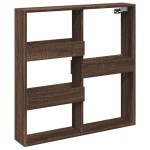 vidaXL Dulap de perete, stejar maro, 80x15x80 cm, lemn prelucrat vidaXL Dulap de perete, stejar maro, 80x15x80 cm, lemn prelucrat