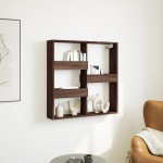 vidaXL Dulap de perete, stejar maro, 80x15x80 cm, lemn prelucrat vidaXL Dulap de perete, stejar maro, 80x15x80 cm, lemn prelucrat