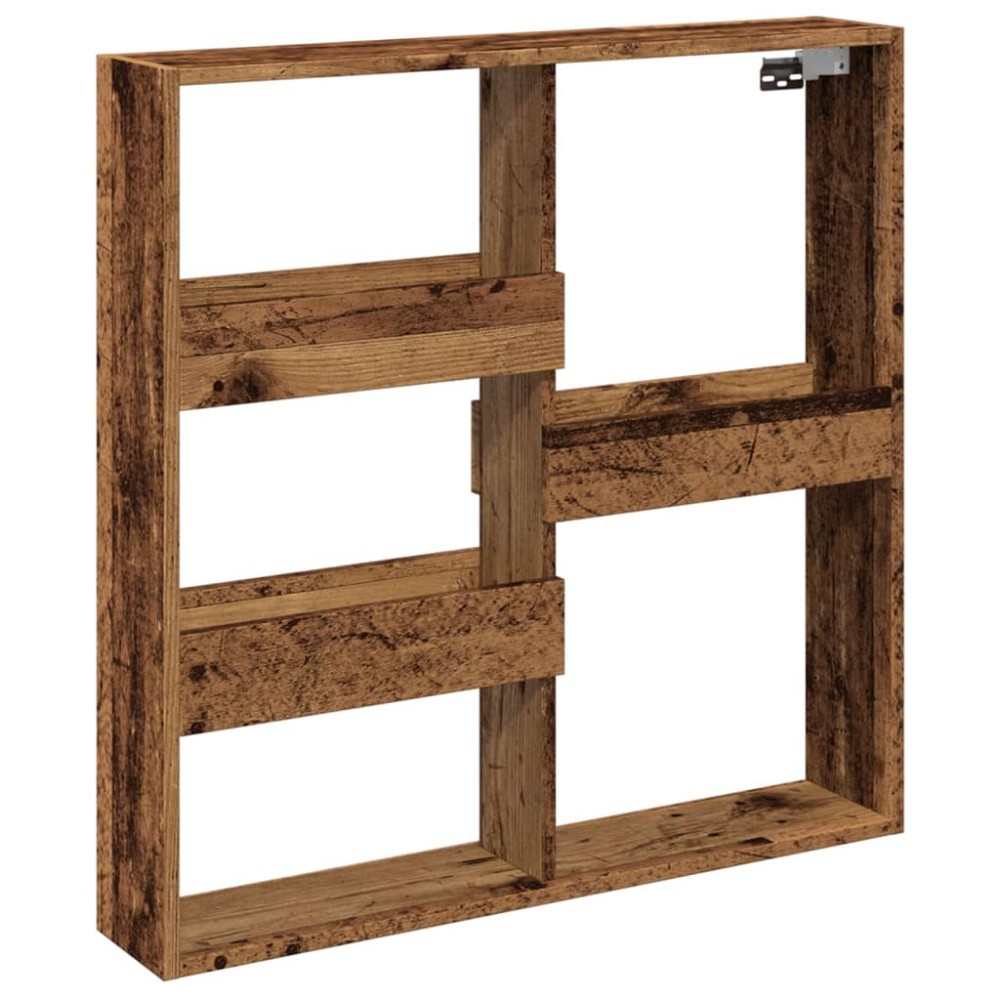 vidaXL Dulap de perete, lemn vechi, 80x15x80 cm, lemn prelucrat