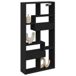 vidaXL Dulap de perete, negru, 50x15x100 cm, lemn prelucrat