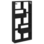 vidaXL Dulap de perete, negru, 50x15x100 cm, lemn prelucrat