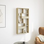 vidaXL Dulap de perete, stejar sonoma, 50x15x100 cm, lemn prelucrat vidaXL Dulap de perete, stejar sonoma, 50x15x100 cm, lemn prelucrat