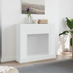 vidaXL Mască de șemineu, alb, 100x30x87,5 cm, lemn prelucrat vidaXL Mască de șemineu, alb, 100x30x87,5 cm, lemn prelucrat