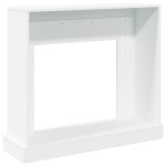 vidaXL Mască de șemineu, alb, 100x30x87,5 cm, lemn prelucrat vidaXL Mască de șemineu, alb, 100x30x87,5 cm, lemn prelucrat