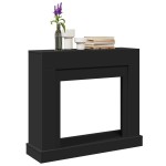 vidaXL Mască de șemineu, negru, 100x30x87,5 cm, lemn prelucrat vidaXL Mască de șemineu, negru, 100x30x87,5 cm, lemn prelucrat