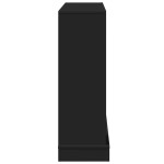 vidaXL Mască de șemineu, negru, 100x30x87,5 cm, lemn prelucrat vidaXL Mască de șemineu, negru, 100x30x87,5 cm, lemn prelucrat