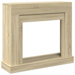 vidaXL Mască de șemineu, stejar sonoma, 100x30x87,5 cm, lemn prelucrat vidaXL Mască de șemineu, stejar sonoma, 100x30x87,5 cm, lemn prelucrat