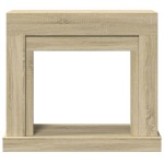 vidaXL Mască de șemineu, stejar sonoma, 100x30x87,5 cm, lemn prelucrat vidaXL Mască de șemineu, stejar sonoma, 100x30x87,5 cm, lemn prelucrat