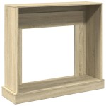 vidaXL Mască de șemineu, stejar sonoma, 100x30x87,5 cm, lemn prelucrat vidaXL Mască de șemineu, stejar sonoma, 100x30x87,5 cm, lemn prelucrat
