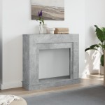 vidaXL Mască de șemineu, gri beton, 100x30x87,5 cm, lemn prelucrat vidaXL Mască de șemineu, gri beton, 100x30x87,5 cm, lemn prelucrat