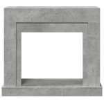 vidaXL Mască de șemineu, gri beton, 100x30x87,5 cm, lemn prelucrat vidaXL Mască de șemineu, gri beton, 100x30x87,5 cm, lemn prelucrat