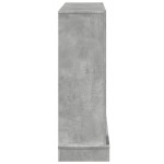 vidaXL Mască de șemineu, gri beton, 100x30x87,5 cm, lemn prelucrat vidaXL Mască de șemineu, gri beton, 100x30x87,5 cm, lemn prelucrat