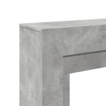 vidaXL Mască de șemineu, gri beton, 100x30x87,5 cm, lemn prelucrat vidaXL Mască de șemineu, gri beton, 100x30x87,5 cm, lemn prelucrat
